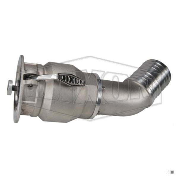 Dixon Vapor Recovery Coupler, 4 in Nominal, Coupler x Hose Shank End Style, Cast Aluminum, Domestic VR4040CS-AL45 - main